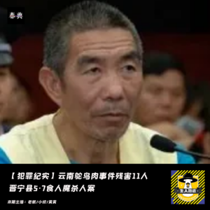 云南鸵鸟肉事件：残害11人晋宁县5·7食人魔杀人案丨犯罪纪实