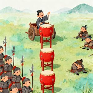 E216 成语故事小屋：一鼓作气