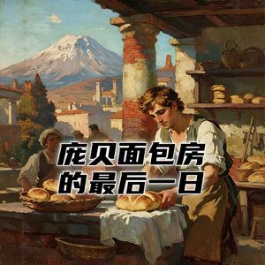 维苏威火山爆发前，庞贝城一家面包房从黎明到黄昏的最后一日！#助眠 #助眠故事 #睡前故事