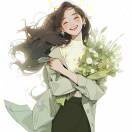 请记得给我带一束花