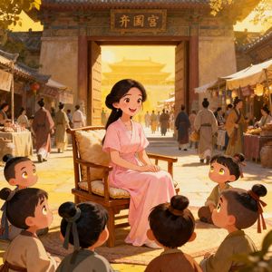 E234 成语故事小屋：门庭若市