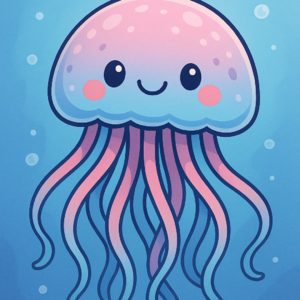 海里游泳的小房子