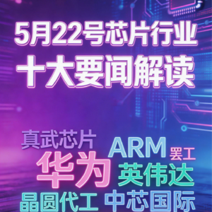 芯片出口暴涨！芯片行业十大要闻解读 (0522)