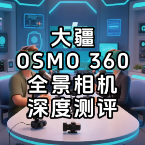 大疆首款全景相机OSMO360：8K画质续航实测