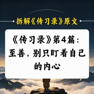 C4.《传习录》第4篇：至善，别只盯着自己的内心