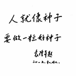 种下好种子，成为更好的人