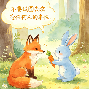 不要试图去改变任何人的本性