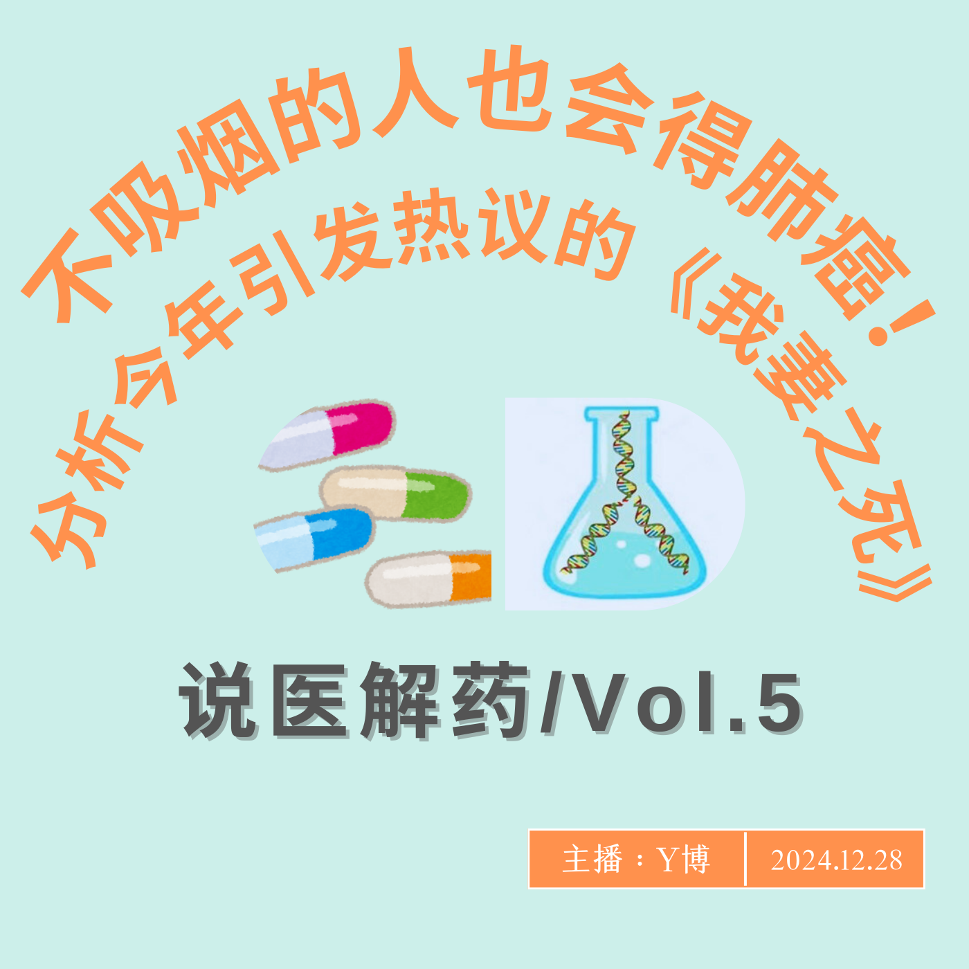 cover of episode 不吸烟的中国女性得肺癌的风险不可忽视，科学分析早前引发热议的《我妻之死》Vol.5