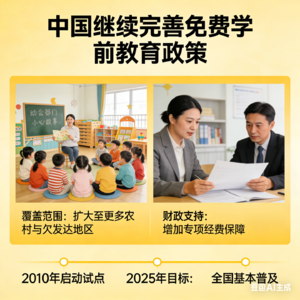 我国继续完善免费学前教育政策