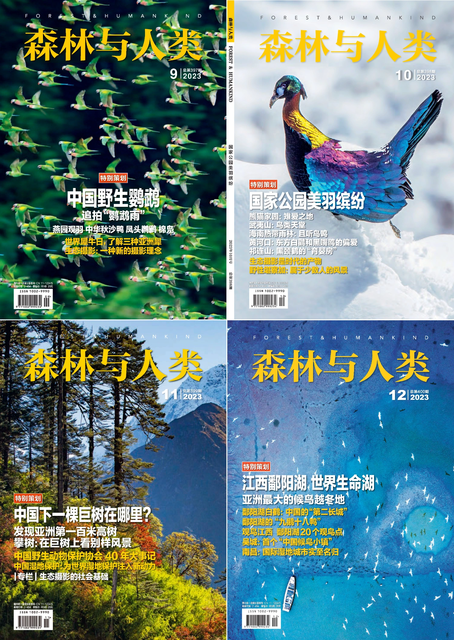 森林与人类 2023全年共12本 PDF