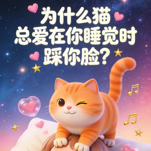 为什么猫总爱在你睡觉时踩你脸？