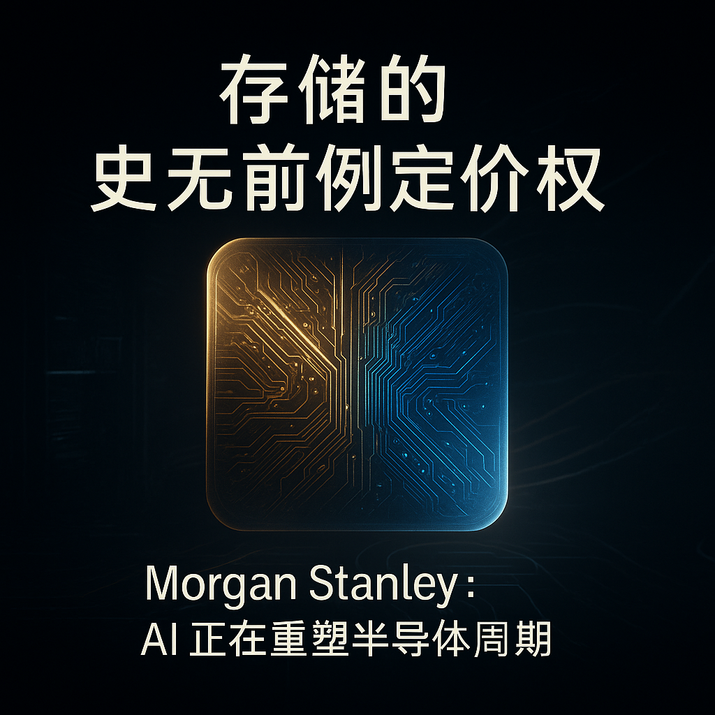 摩根士丹利最新研报：存储迎来“史无前例的涨价权”，AI 正在重写价格逻辑 episode artwork