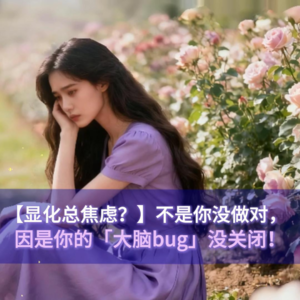 显化总焦虑？不是你没做对，是你的「大脑bug」没关闭！