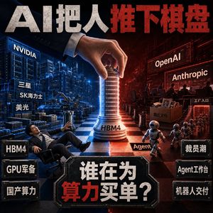 英伟达抢HBM4，企业把裁员推给AI