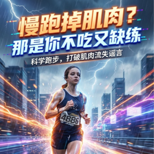 慢跑与肌肉代谢:从能量层级到训练协同,破解“掉肌肉”的认知陷阱