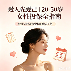 P46 女生越早买越赚！20-50 岁投保黄金期，一步到位不踩坑