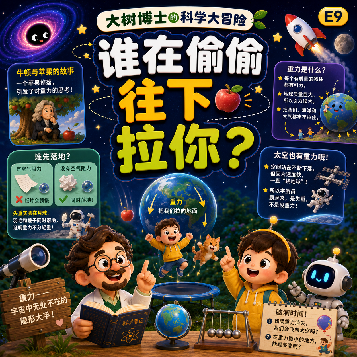 E9-谁在偷偷往下拉你？｜物理 episode artwork