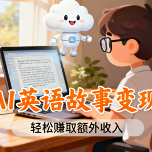 锦囊妙计第4期：做了60条AI英语童话视频，变现130万元的AI英语绘本玩法