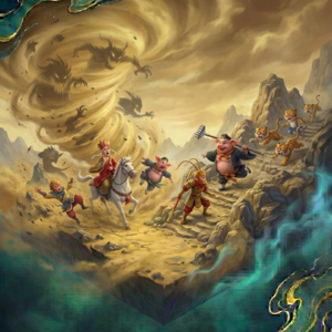 第二十回：黄风岭唐僧有难 半山中八戒争先