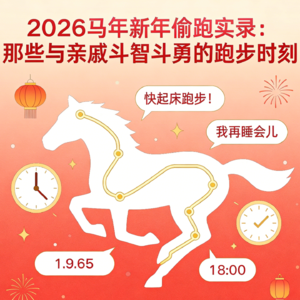 14 过年偷跑实录:那些与亲戚斗智斗勇的跑步时刻