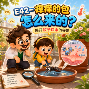 E42-痒痒的包怎么来的?揭开蚊子口水的秘密|昆虫