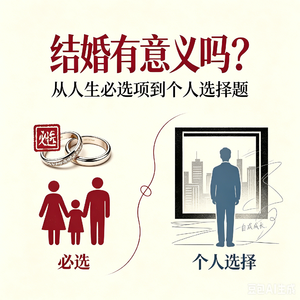 No.07 结婚有意义吗?从“人生必选项”到“个人选择题”