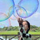 发尾有点黄女士