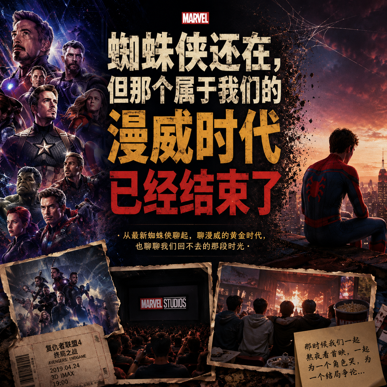 蜘蛛侠还在,但那个属于我们的漫威时代已经结束了 episode artwork