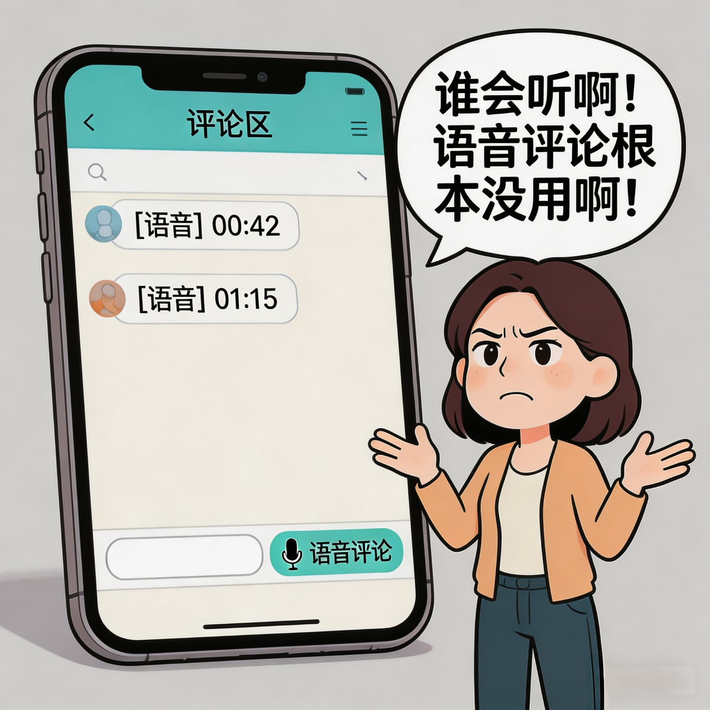 终于有人吐槽了！语音评论是没用的功能吗？ episode artwork