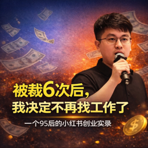 ep.26 被裁6次后，我决定不再找工作了：一个95后年入百万的小红书创业实录