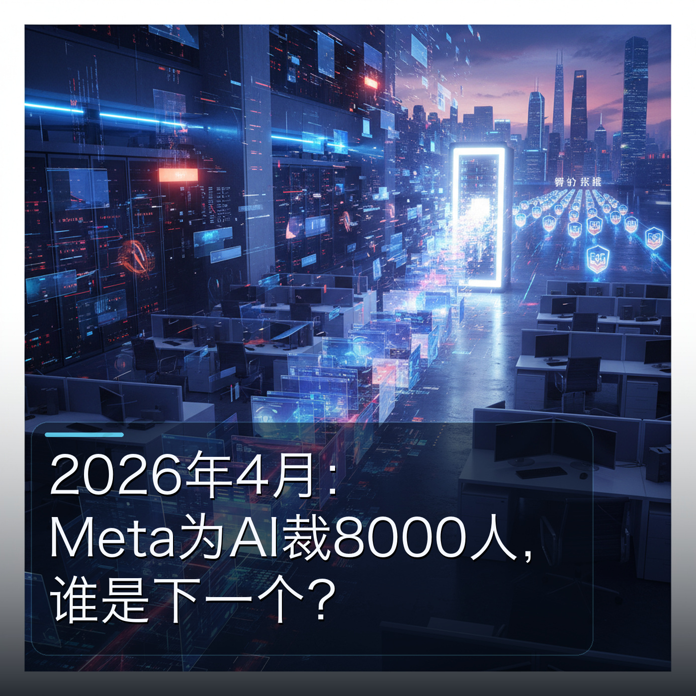 2026年4月：Meta为AI裁8000人，谁是下一个？ episode artwork