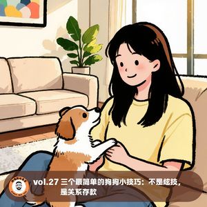 vol.27 三个最简单的狗狗小技巧：不是炫技，是关系存款