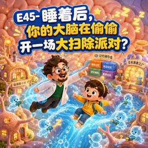 E45-睡着后，你的大脑在偷偷开一场大扫除派对？｜人体