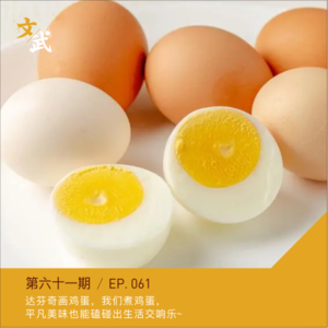 EP061 达芬奇画鸡蛋，我们煮鸡蛋，平凡美味磕碰出的生活交响乐～