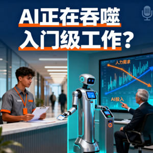 "AI 正在吞噬入门级工作？" — 生成式 AI 如何重塑职场层级