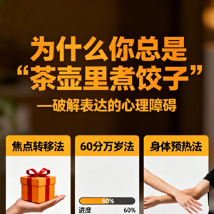 《为什么你总是“茶壶里煮饺子”》—破解表达的心理障碍