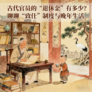 古代官员的“退休金”有多少？聊聊“致仕”制度与晚年生活