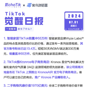 觉醒日报7/31跨境电商信息差