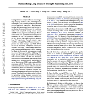 【第182期】庆祝更新半年文中有彩蛋 || Long CoT Reasoning in LLMs