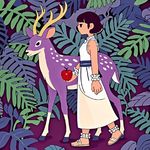 小李在山上吃草