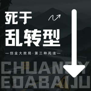 vol.3【创业大败局第三种死法】死于乱转型
