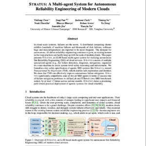 【第490期】STRATUS：基于大语言模型的多智能体自主运维系统