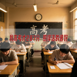 我高考才287分照样活的很好 | 人文杂谈