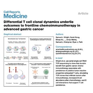 1323-T Cell Dynamics in Gastric Cancer Response