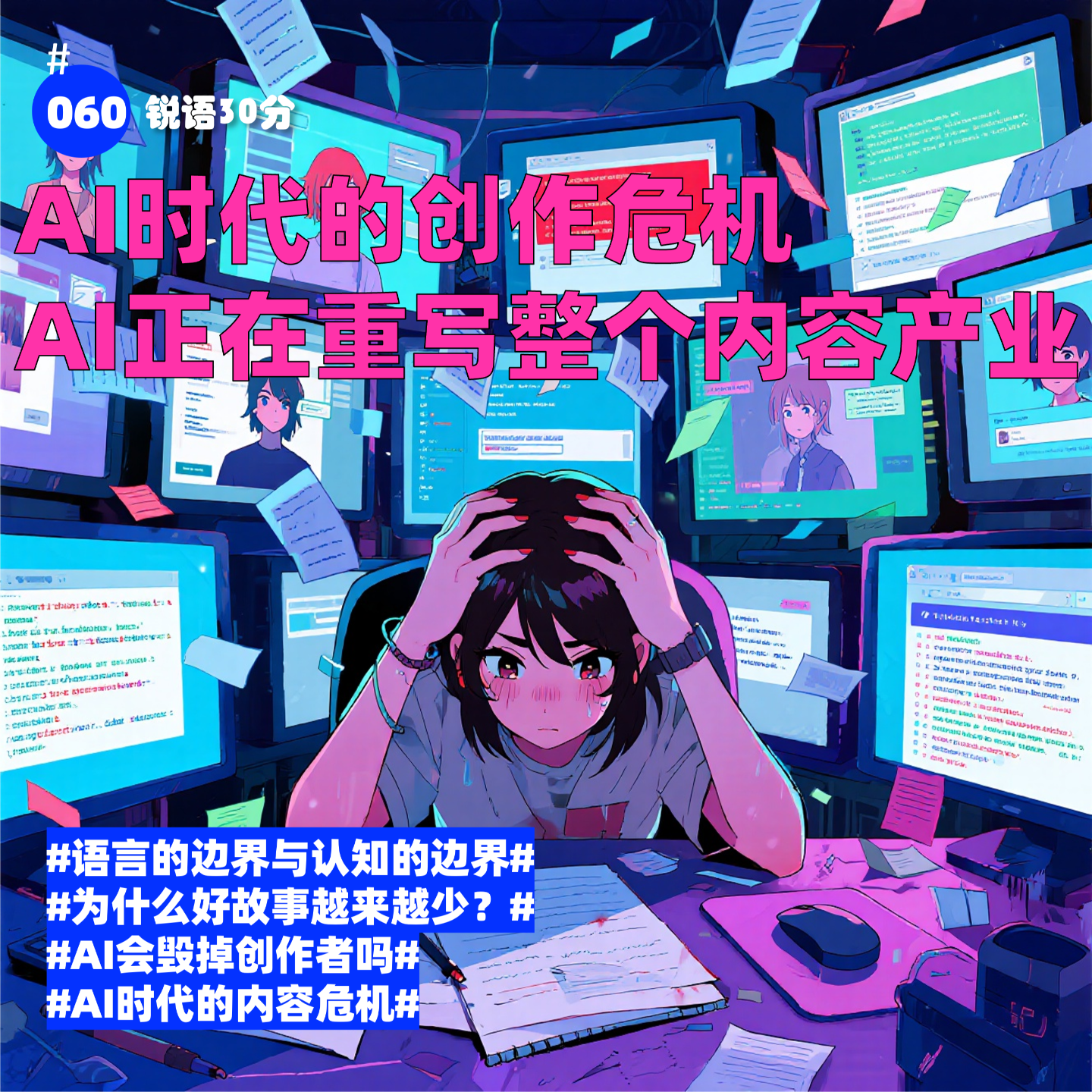 #060 「AI系列」AI时代的创作危机 正在影响整个内容产业 episode artwork