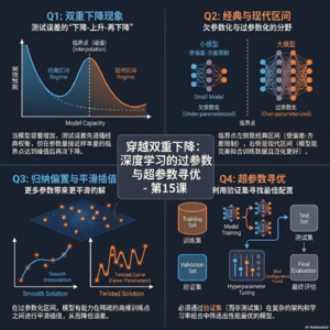 《理解深度学习》第15课-穿越双重下降：深度学习的过参数与超参数寻优