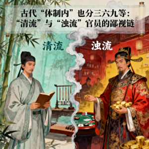 古代“体制内”也分三六九等：“清流”与“浊流”官员的鄙视链