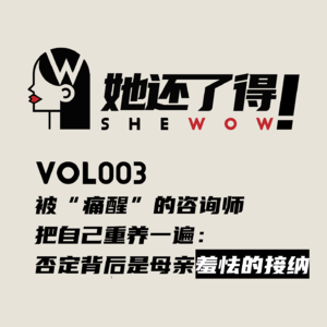 Vol003 被“痛醒”的咨询师把自己重养一遍：否定背后是母亲羞怯的接纳