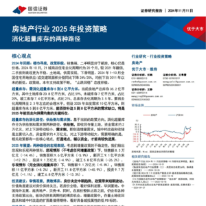 E28.2025年投资策略消化超量库存的两种路径