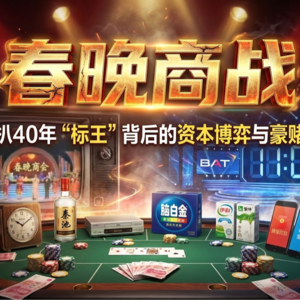 春晚商战：深扒40年“标王”背后的资本博弈与豪赌史丨春节晚会丨脑白金丨蒙牛伊利丨腾讯红包丨支付宝丨抖音快手